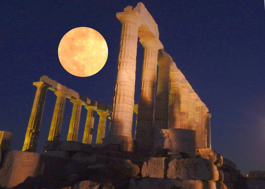 Iliachtida House Villa Sounion Exterior photo